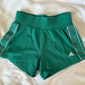 Adidas green shorts